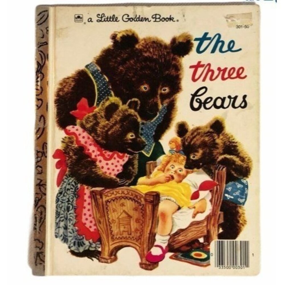 The three bears a little golden book hardcover 2nd edition 1976 READ